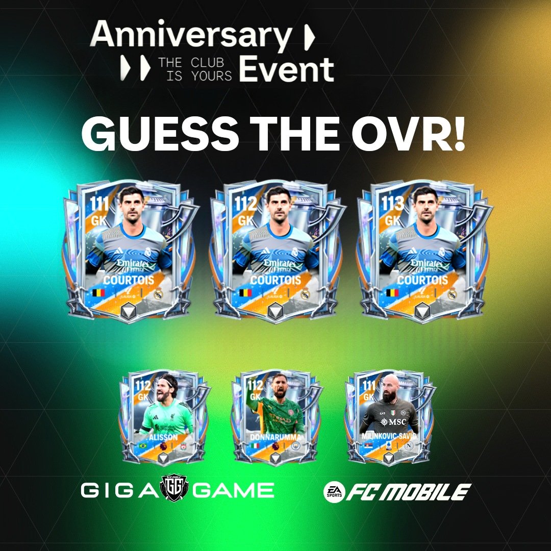 What OVR do you think Courtois will get? 🤔 #FCMobile
▫️111 🧩800
▫️112 🧩1200
▫️113 🧩1500