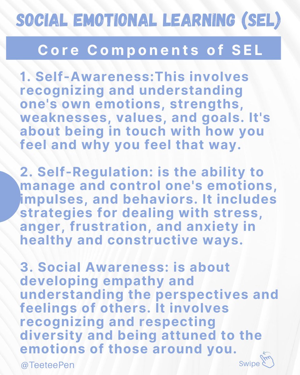 TeeteePen69's tweet photo. Social Emotional Learning gives children with disabilities the tools to express, connect, and thrive beyond their labels. Emotions know no disability. Every child deserves to feel seen, safe, and supported. #SEL #InclusiveEducationDisabilityAwareness #EducationForAll #Teaching https://t.co/5OmtsRGR9b