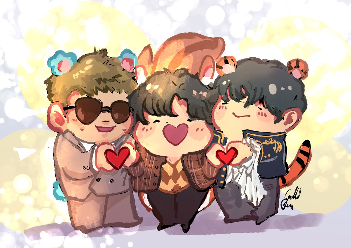 🐨🫶🐿️🫶🐯
