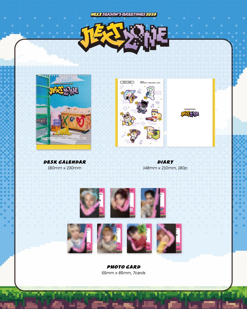 NEXZ SEASON'S GREETINGS 2026 “Next Zone” 販売は本日10月15日(水) 23
