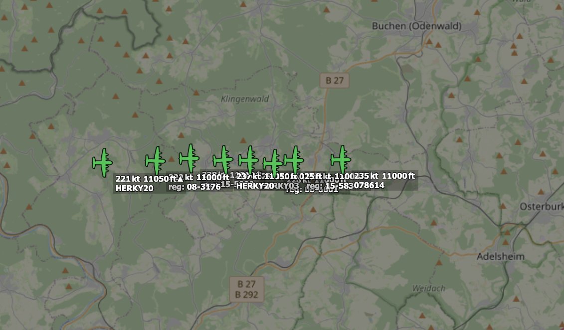 ArmchairAdml's tweet photo. #USAF United States Air Force - Ramstein
Lockheed Martin C-130J-30 Super Hercules 8x
#AE293B 07-8614 - Unknown C/S
#AE5C9D 15-5831 - Unknown C/S
#AE2208 08-8601 - Unknown C/S
#AE4AF8 08-5683 - HERKY03
#AE1BF6 07-4635 - HERKY40
#AE5C97 15-5822 - Unknown C/S
#AE4AF1 08-3176 - Unknown C/S
#AE4E0D 11-5740 - Unknown C/S
Some German bloke is going to get some cracking pictures from this.
@havoc_aviation