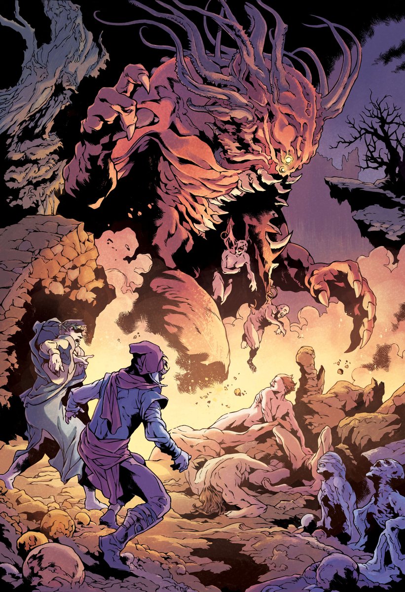 It's #PortfolioDay!
My name is Frankie and I'm currently working as a comic artist for #redwritercomics.

You can view more of my artwork and connect at these spaces!
linktr.ee/frankiedestena

Available for horror covers or concept art.

🪶francesco.destena@gmail.com