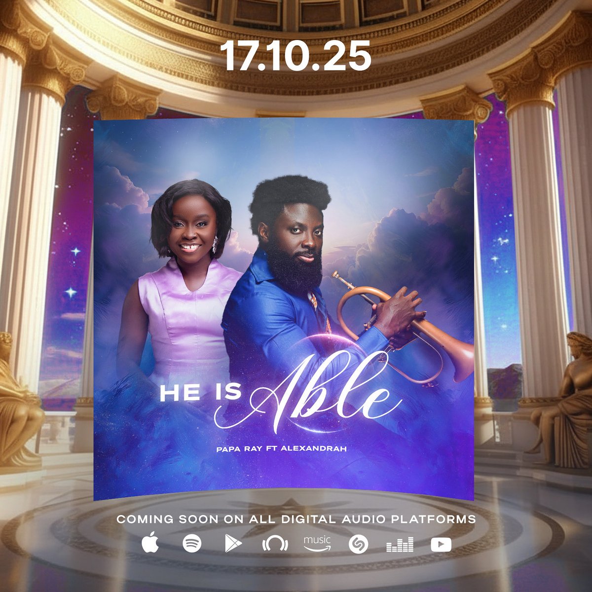 It’s all about JESUS this weekend because “HE IS ABLE” and continues to work on our behalf in every situation we encounter in life never give up. ANTICIPATE FAM! 🚨🔥🚨🔥🚨🔥🚨

#newsinglerelease #heisable✝️🙏 #newmusic #gosplemusic #gospel #worship #forevergrateful
