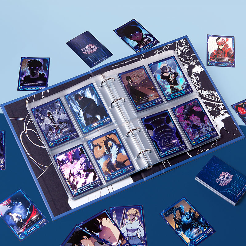 [#신제품 #나혼렙 #컬렉팅카드바인더 출시 🐱💙]

대망의 #나혼자만레벨업 컬렉팅 카드 바인더 론칭❗

깔끔한 바인더 표지✨ 안쪽에는
오직 바인더에서만 만날 수 있는
#성진우 와 #그림자군사 등장⚔️

나만의 #나혼렙 컬렉션,
지금 완성해보세요.💫

➡️smartstore.naver.com/dncwebtoon/pro…