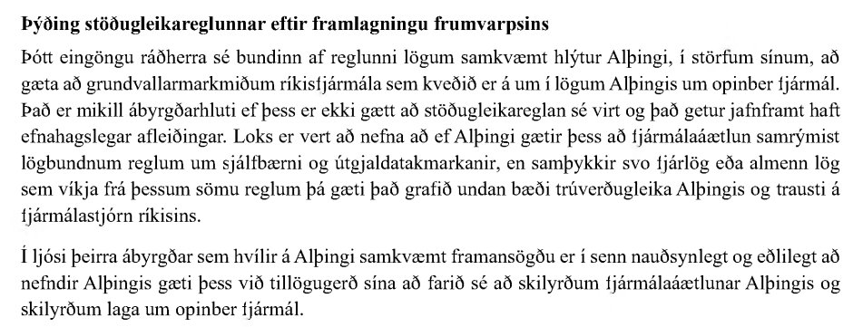 Það er svo margt í umsagnakerfi þingsins sem vekur upp þau hughrif að þrengt sé að þinginu og að þrígreiningin eigi undir högg að sækja.