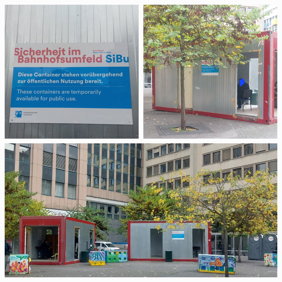 Düsseldorf,  SIBU eines der  Lieblingsthemen von CDU und Grünen... für mich persönlich Totalversagen! Nutzung dieser Blechhütten für alle? Warum und soll das die gefühlte Sicherheit erhöhen? Fragen über Fragen...
#DeshalbAfD 
#AfD