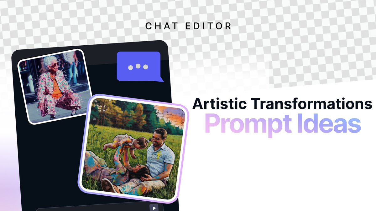 letsenhance_io's tweet image. We’ve been experimenting some AI prompts that turn ordinary photos into art pieces.
From paintings and street art to retro vibes...
Here are our favorite picks 👇