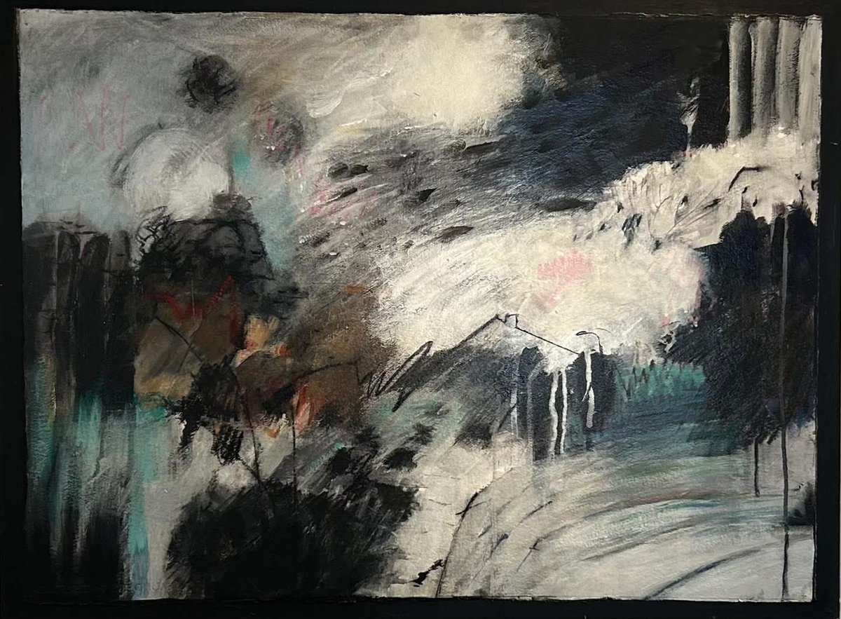 KloepferG's tweet photo. GUELPH STUDIO TOUR - OCTOBER 18TH AND 19TH

👩‍🎨 We are featuring Nancy Farrell‘s art for the month of October and the studio tour.  

The piece is called "Snowstorm".  The medium used is acrylic on wood.

#KloepferFramingGallery #GuelphArtists #GuelphStudioTour #NancyFarrell https://t.co/WsAP2Qpq4Y