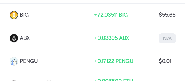 Received 72 $big for voting on <a href="/AboreanFi/">Aborean Finance</a> last week.

Apparently, voters can claim incentives at the start of each epoch (Thursdays), fees at the end.

Liquidity providers get $abx emissions if they stake.

Excited to see what the future holds for defi on <a href="/AbstractChain/">Abstract</a>