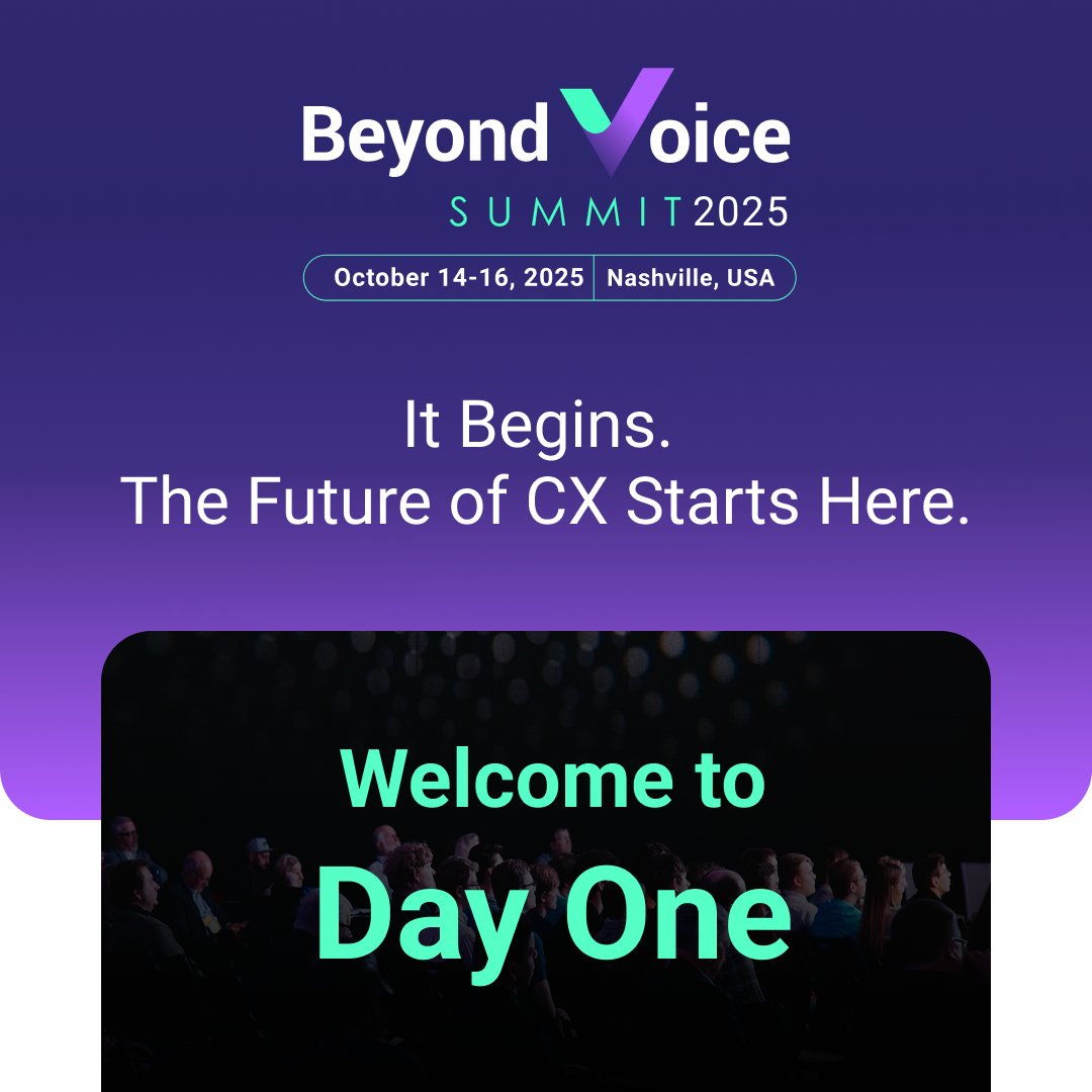omilialtd's tweet image. Omilia Beyond Voice Summit 2025 kicks off today in Nashville and we're thrilled to begin three days of innovation and collaboration, exploring the latest advancements in Conversational AI!
#BeyondVoiceSummit2025 #VoiceTech #ConversationalAI #AI #CustomerExperience
