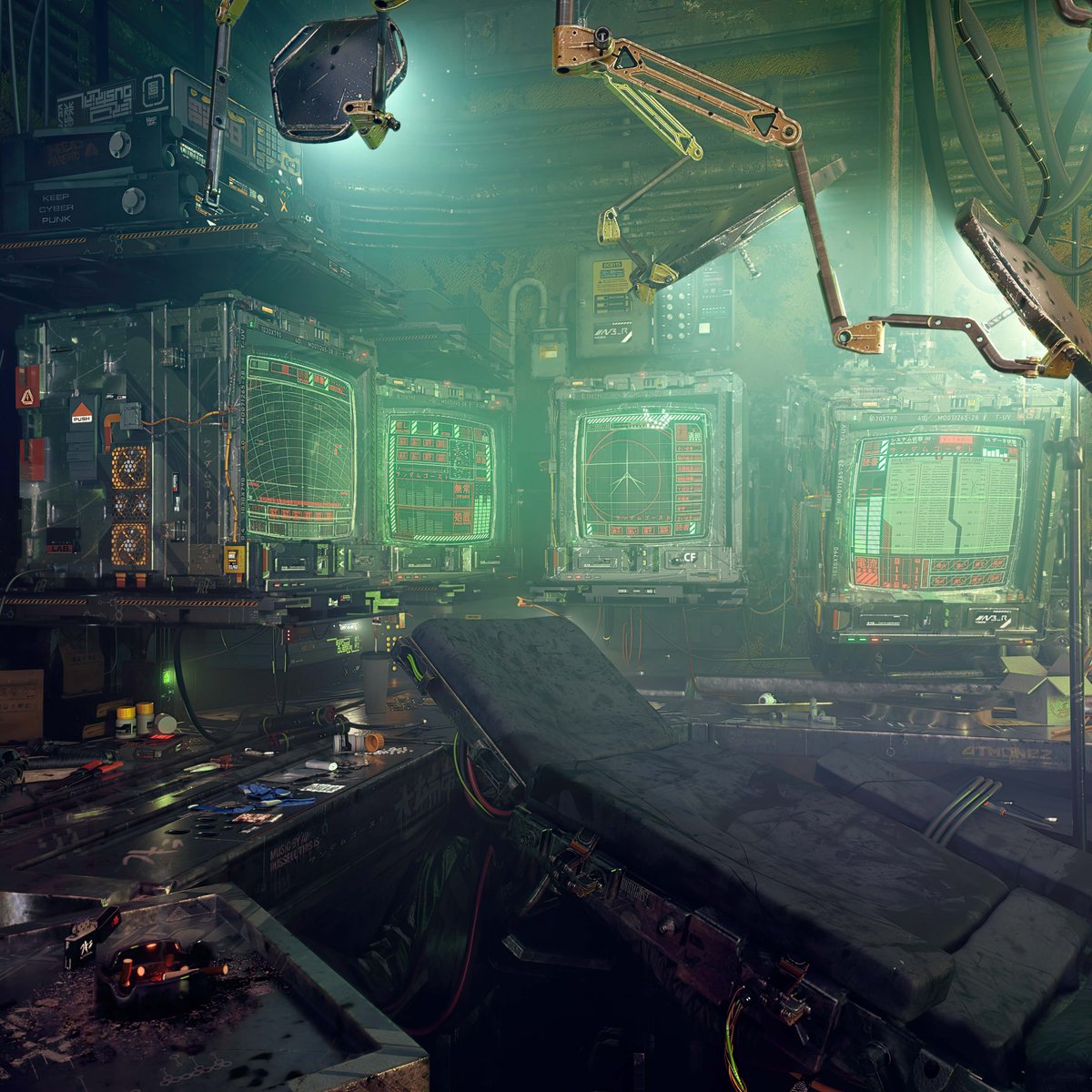 Hi I'm Atmo and I like to imagine life in cyberpunk #PortfolioDay