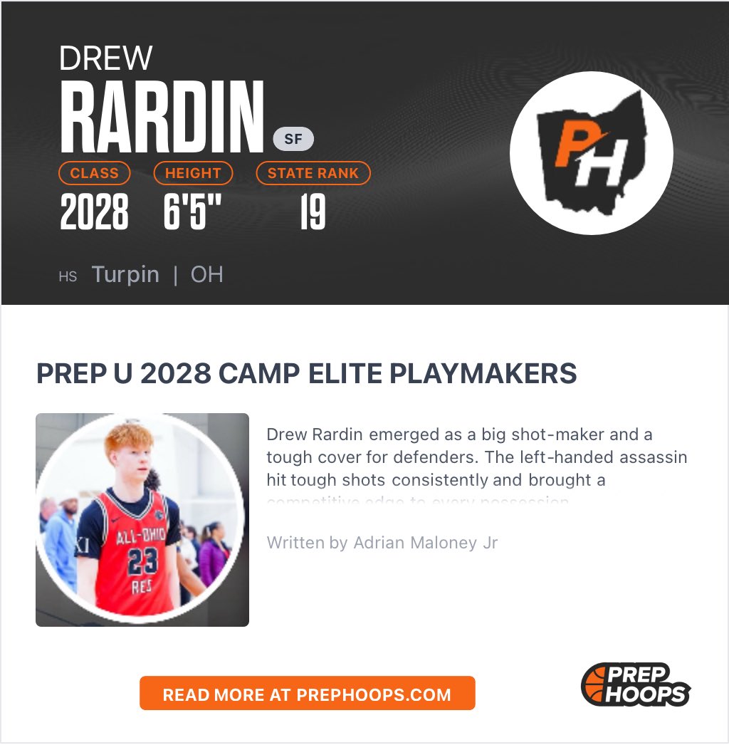 Drewskii_40's tweet photo. Thanks for the write up from this past weekends prepuhoops camp. 🙏 https://t.co/BIj5BKPx9o