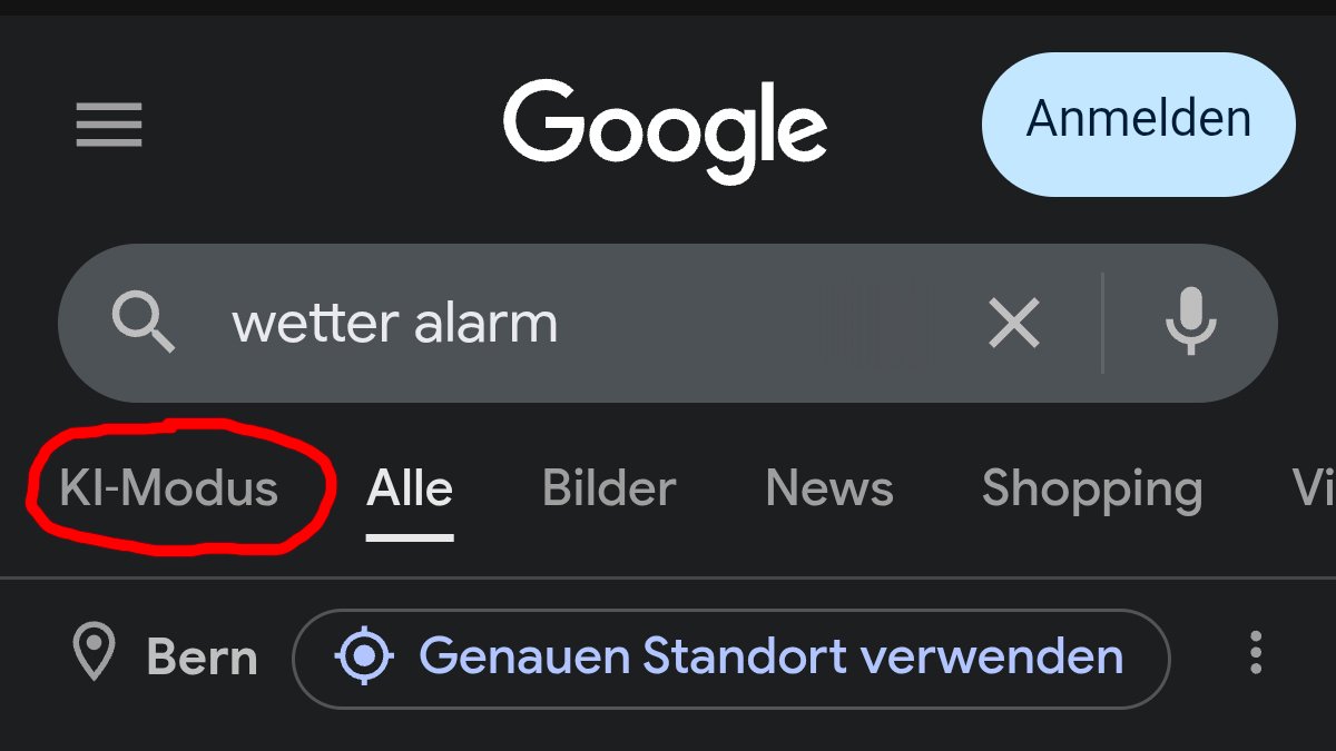 eFlotime's tweet image. Der KI-Modus von Google ist nun verfügbar. Wird längerfristig die Standardeinstellung werden, aber dann wohl erst, wenn Google Werbung integriert hat.