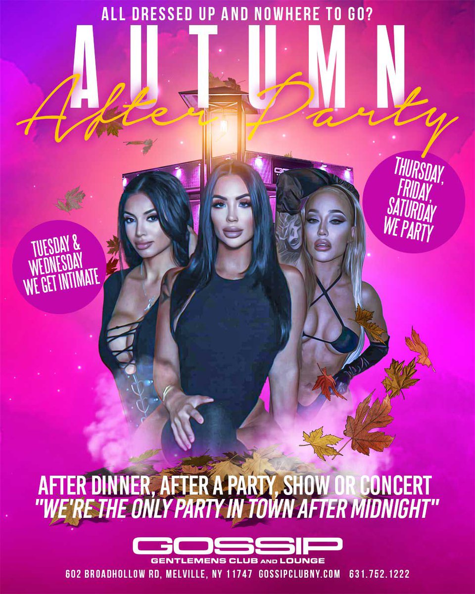 It's a big week here at Gossip, kicking it all off Thursday night.