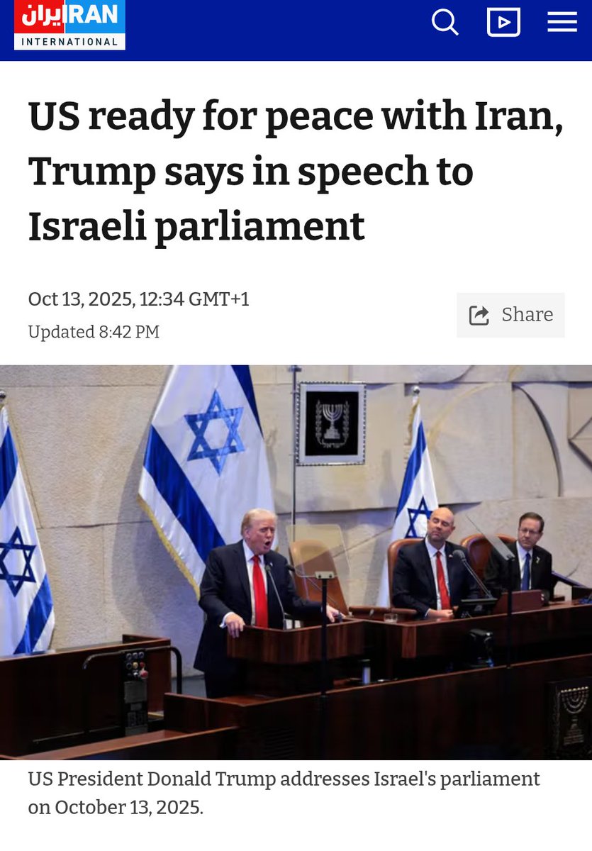DrStrangetwit's tweet image. Do these people have their head completely in the sand, or are they bots?
Trump to Mullahs:
"We are ready when you are & it will be the best decision you've ever made. It's going to happen.
The hand of friendship & cooperation is open. I'm telling you"
reuters.com/world/middle-e…