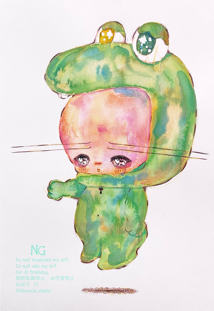 水玉子　オリジナルイラスト(原画) 水玉子 オリジナルイラスト(原画) 水玉子 オリジナルイラスト