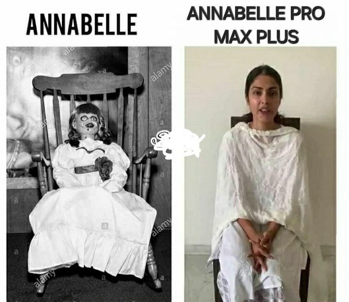 Every girl is a doll,

The only difference is that

some are Barbie,
while some are Annabelle.

#ArrestRheaChakraborty
#JusticeForSushantSinghRajput