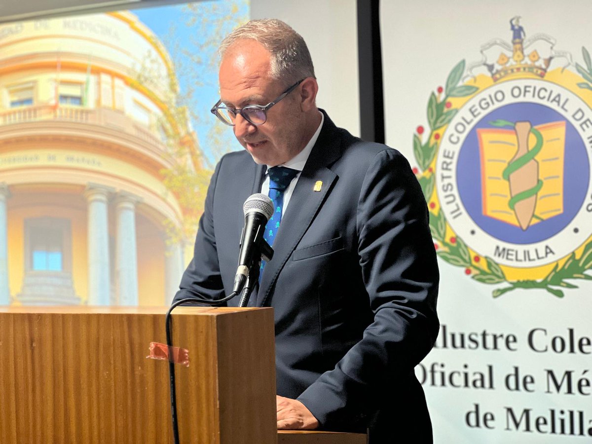 🏥 El <a href="/ICOMMelilla/">Ilustre Colegio Oficial de Médicos de Melilla</a> valora el respaldo de la Real Academia de Medicina al Grado de Medicina en la ciudad, pero lo ve como una posibilidad “a medio plazo”. 

<a href="/sanchominanoj/">Justo Sancho-Miñano</a>  destaca la complejidad del proceso y la necesidad de consenso académico.