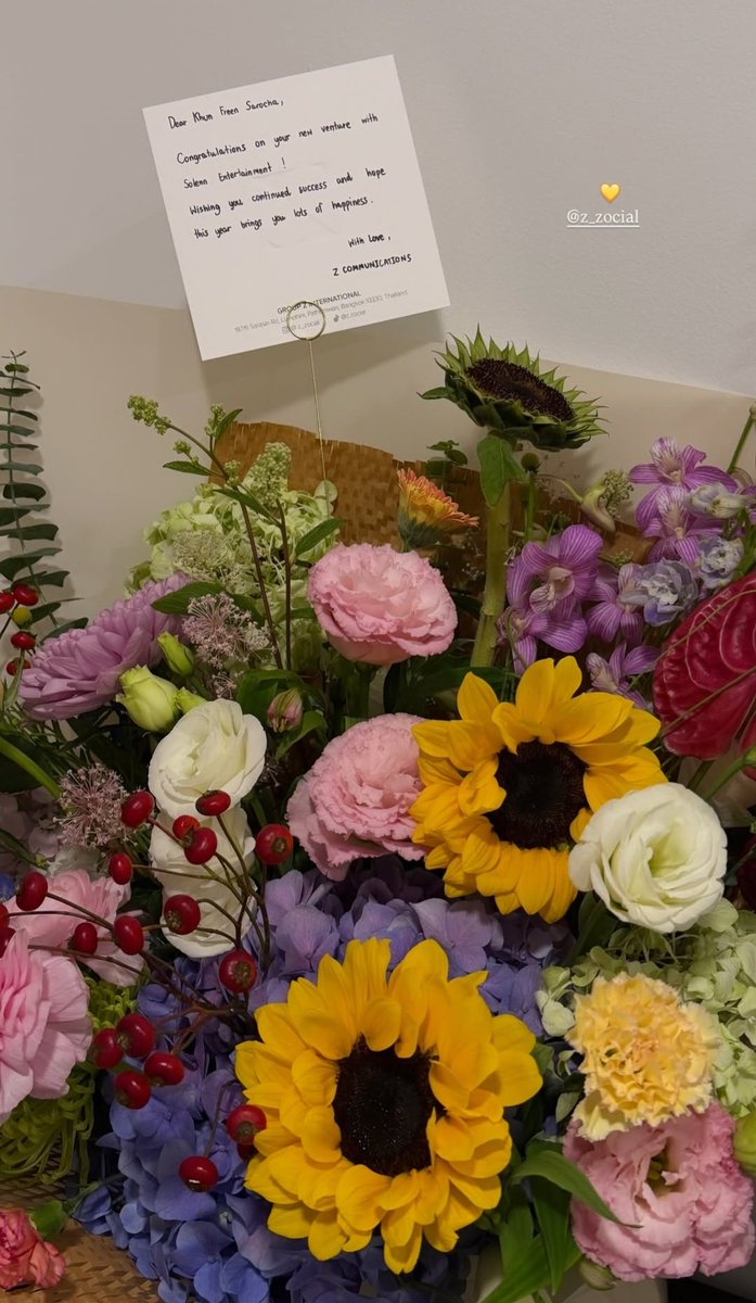 freenguides's tweet image. Dear Khun Freen Sarocha,
Congratulations on your new venture with Solenn Entertainment!
Wishing you continued success and hope this year brings you lots of happiness
With love, Z COMMUNICATIONS
#srchafreen