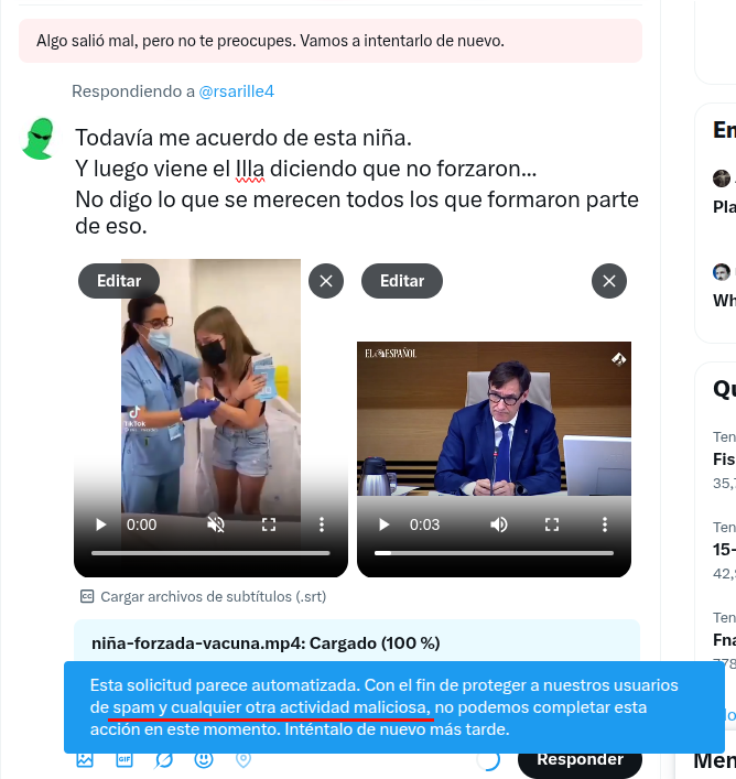 not2di's tweet photo. Soy @cthulho desde mi cuenta B y tengo un nuevo tipo de censura tras mi último tweet de ayer.
NO ME DEJAN TWITTEAR NADA
Para eso vale la IA y sus proyectos. Para controlarnos qué compartimos.
No hay libertad de información y eso que son noticias y datos de sus propios medios. https://t.co/cbvQ9YyPc7