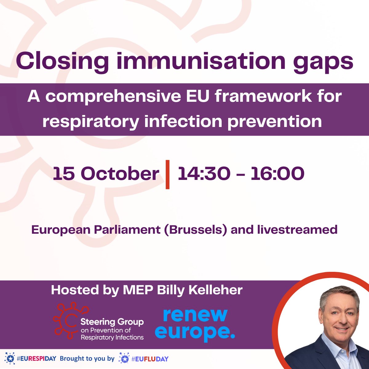 Starting soon: #EURespiDay event by the Steering Group on Prevention of Respiratory Infections, moderated by Nicola Bedlington. Watch here ➡️ bit.ly/4odzxgM