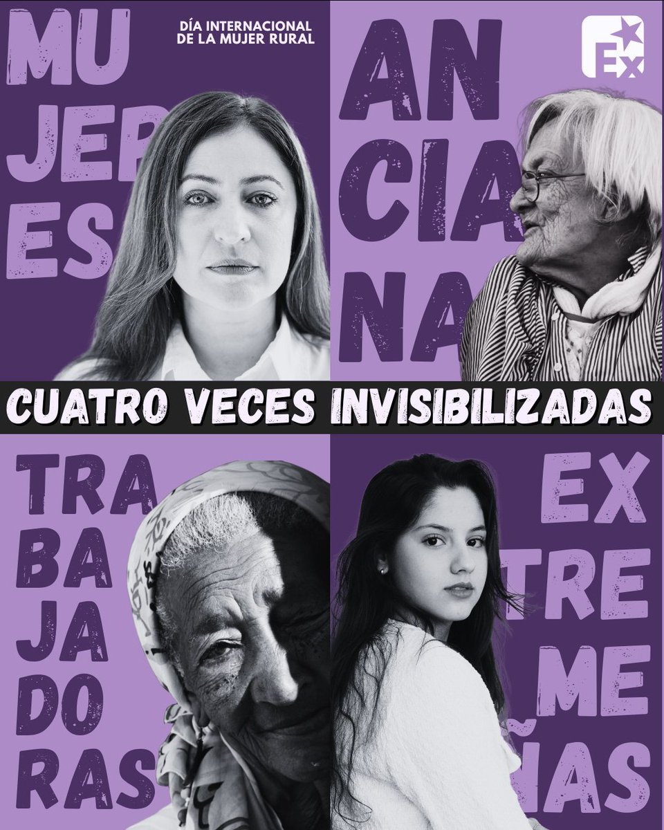 Hoy, en el #DíaInternacionaldelaMujerRural, alzamos la voz por ellas, por las que sustentan la vida, mantienen viva la cultura, trabajan la tierra y luchan por ella.

Cuatro veces invisibilizadas: por mujeres, por ancianas, por trabajadoras y por extremeñas.