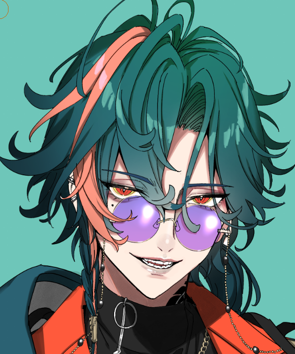 「多分この系の顔描くの得意、」|𝘿𝙚𝙢𝙤𝙣♡𝙇𝙤𝙧𝙙のイラスト
