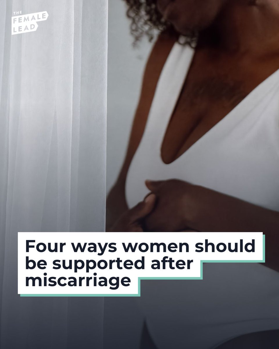 the_female_lead's tweet photo. On Miscarriage Awareness Day, Shakira Akabusi shares how we can better support those who’ve experienced baby loss. Read the full article here: https://t.co/94PJwfTiPU 💛 https://t.co/AOUHfGPQa9