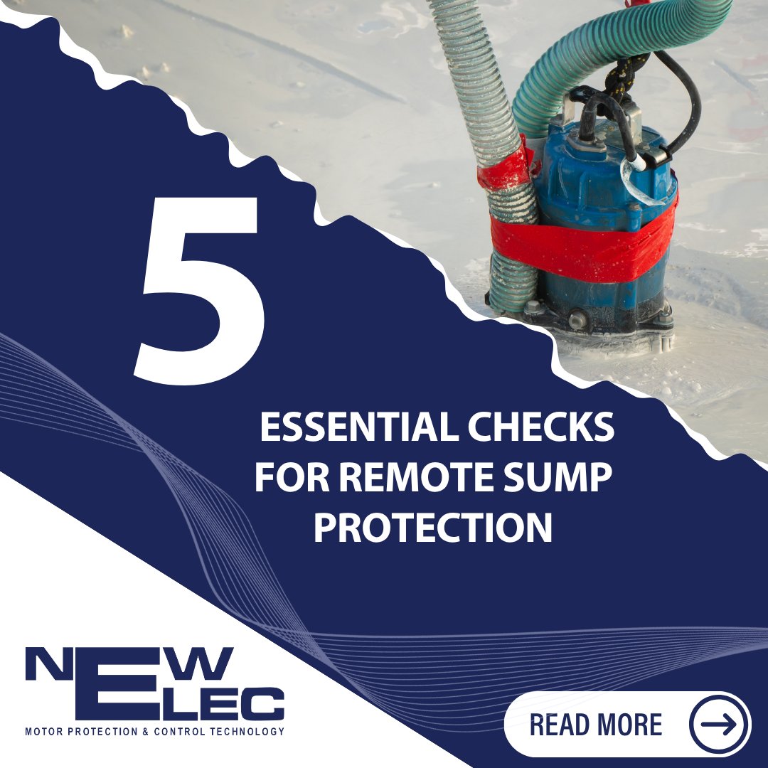 Five checks to prevent dry running in remote sumps. 

Add our relay logic as your final safeguard. 

Read More: newelec.co.za/industry-solut… 

#Maintenance #IndustrialAutomation #newelec