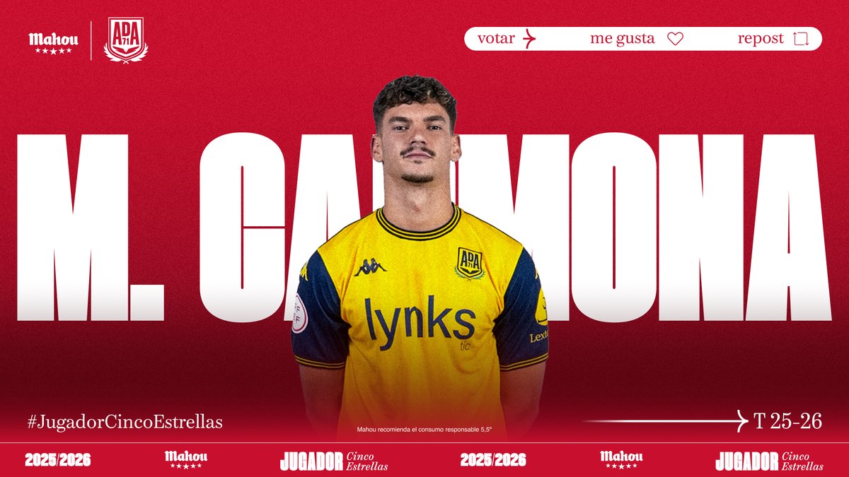 RT o MG si crees que <a href="/mariianocc10/">Mariano Carmona</a> ha sido el #JugadorCincoEstrellas de la <a href="/AD_Alcorcon/">A.D. Alcorcón</a> en septiembre. (4/6)