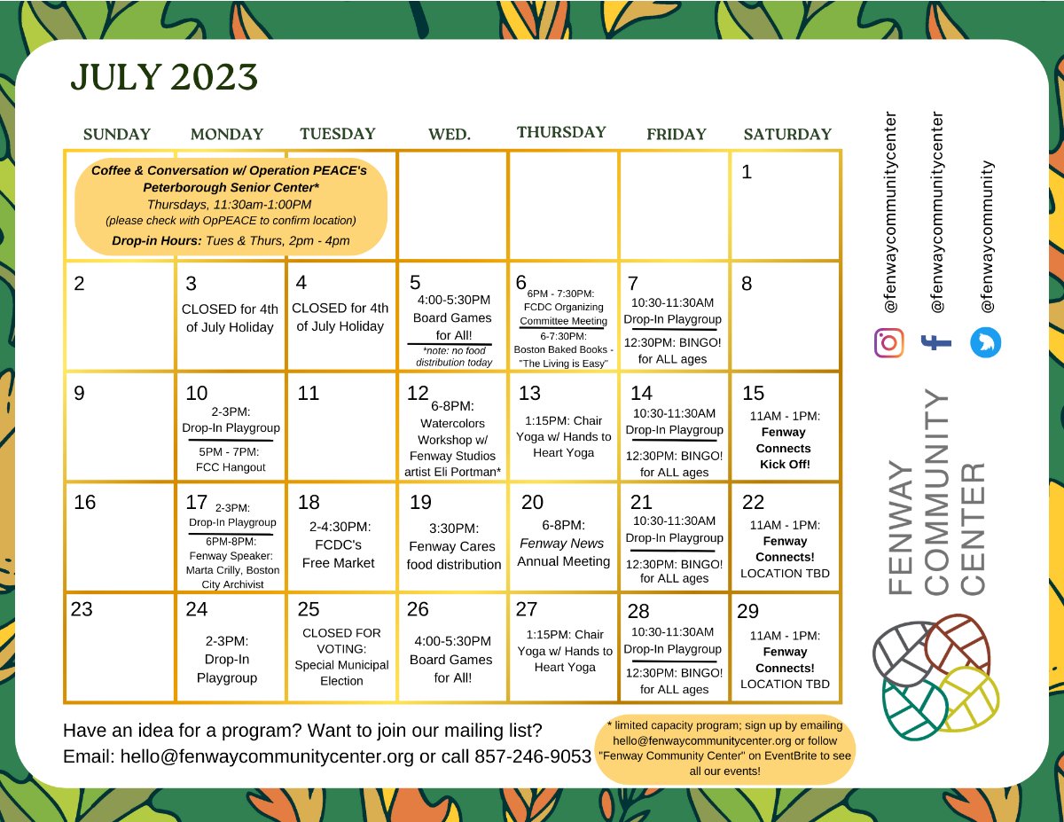 Fenway Community Center tweet media