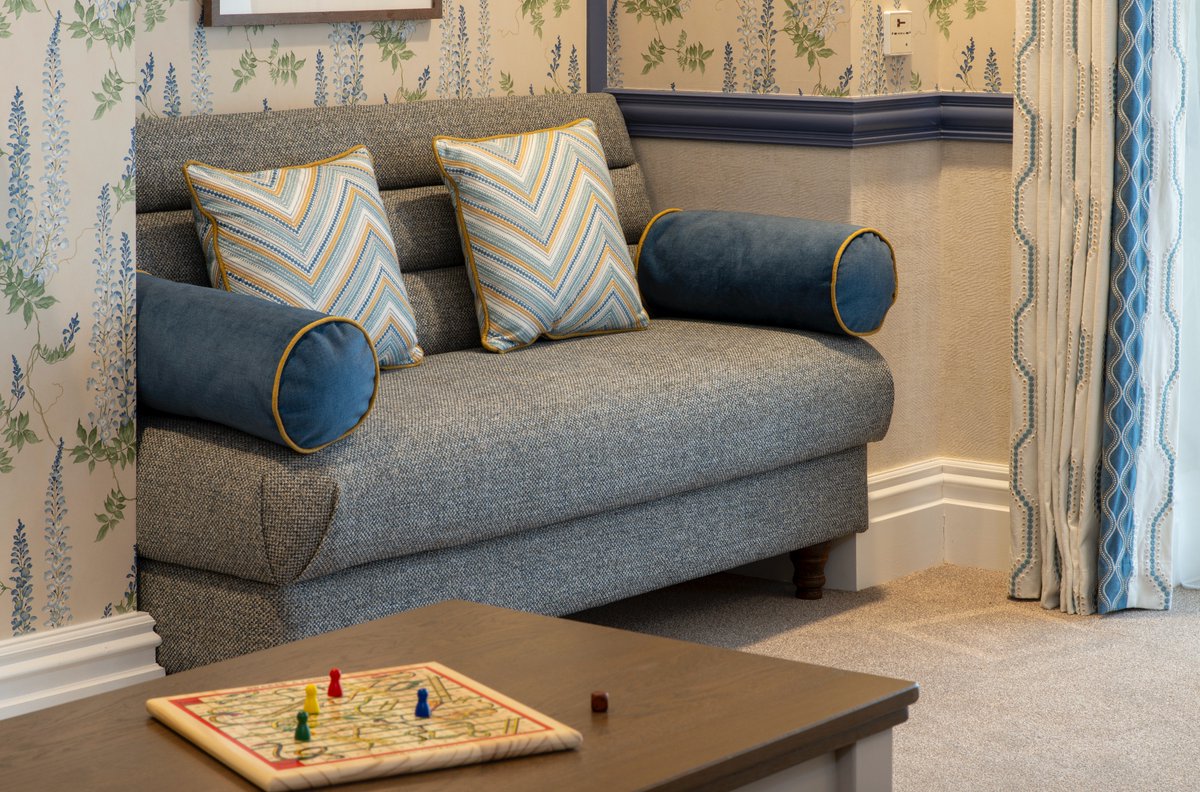 care_interiors's tweet image. Every corner has the potential to be purposeful, comfortable and inviting. This perfect example transforms a simple space into a welcoming spot to pause, rest, or chat. Feeling of home 😍 
carehome-interiors.co.uk
#CareHomeInteriors #DesignWithPurpose #HomelyNotInstitutional