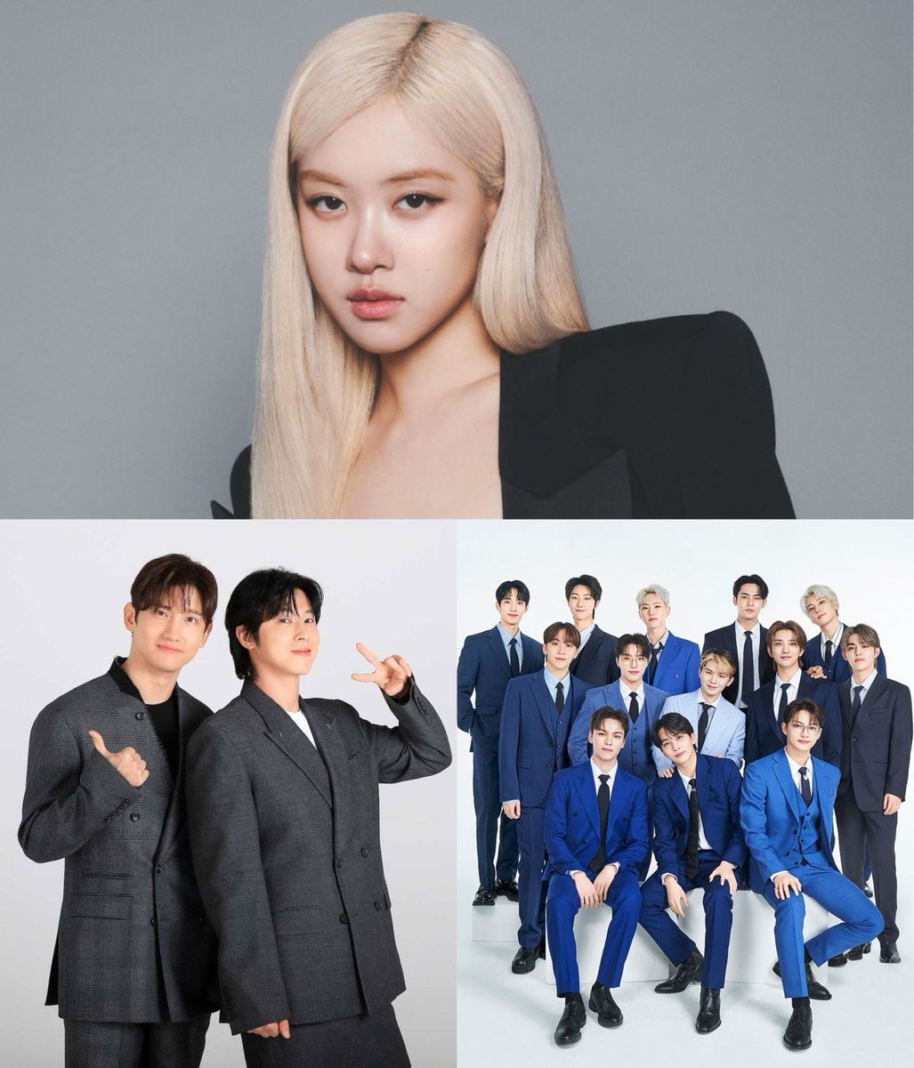 TheePopCore's tweet photo. ROSÉ, TVXQ, and SEVENTEEN will be honored with a Presidential Citation from the Ministry of Culture, Sports and Tourism &amp; KOCCA. https://t.co/etUwO82IKK