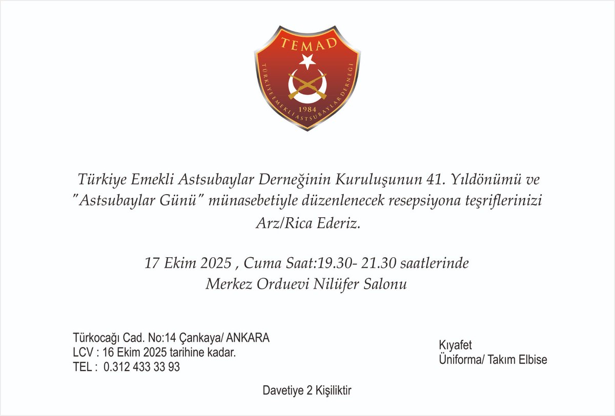 17 EKİM GÜNÜ ASTSUBAYLARIN MI YOKSA GENERALLERİN Mİ?
17 Ekim, Türk Silahlı Kuvvetleri'nde astsubayların emek ve kahramanlıklarını anmak için ayrılmış kutsal bir gün. Ancak bu yıl Ankara'daki tören, subaylara ait Merkez Orduevi'nde yapılacak. Bu seçim, astsubayların günü