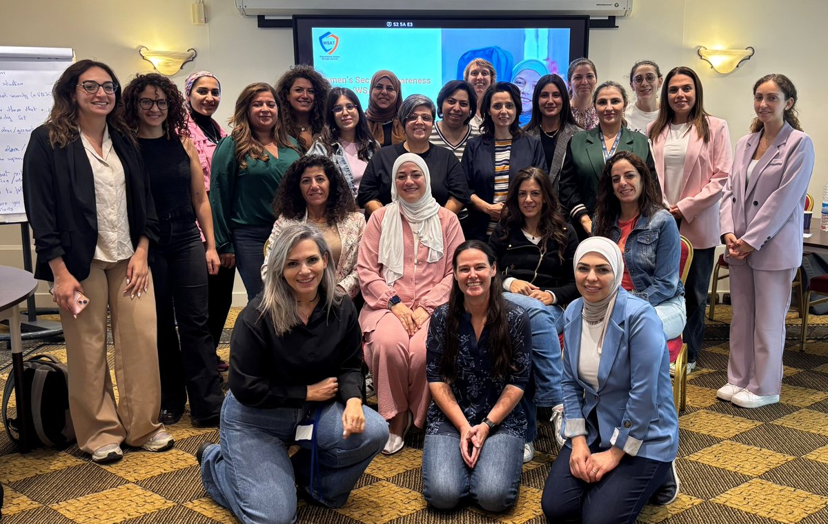Just completed two inspiring days of Women’s Security Awareness Training (WSAT) with colleagues from UNICEF, WFP, WHO, UNOPS, IOM &amp; FAO, led by our great security teams from HQ, Lebanon &amp; Jordan. 💙
#WSAT #WomenInLeadership #SecurityAwareness