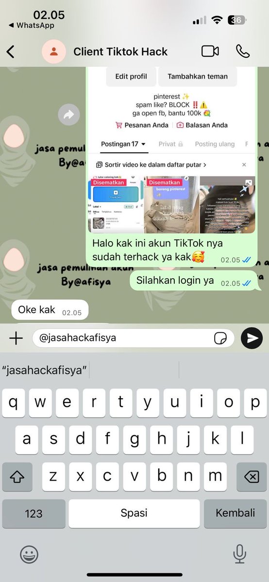 ptitees's tweet image. All JASA💫 
&amp;gt;PULIHKAN BALIKIN AKUN LUPA PASWORD/KE HACK
&amp;gt;JASA LACAK LOKASI ORANG
&amp;gt;SADAP WA
&amp;gt;LACAK HP HILANG BY NO HP/IMEI
&amp;gt; LACAK PENIPU/ REVENGEPORN
&amp;gt;JASA UNSUS AKUN/UNSUSPEND
&amp;gt;JASA HACK/PEMULIHAN AKUN EMAIL,IG,WA,X, FB,TIKTOK!
    WhatsApp 6799
☎️ wa.me/+6283121148322