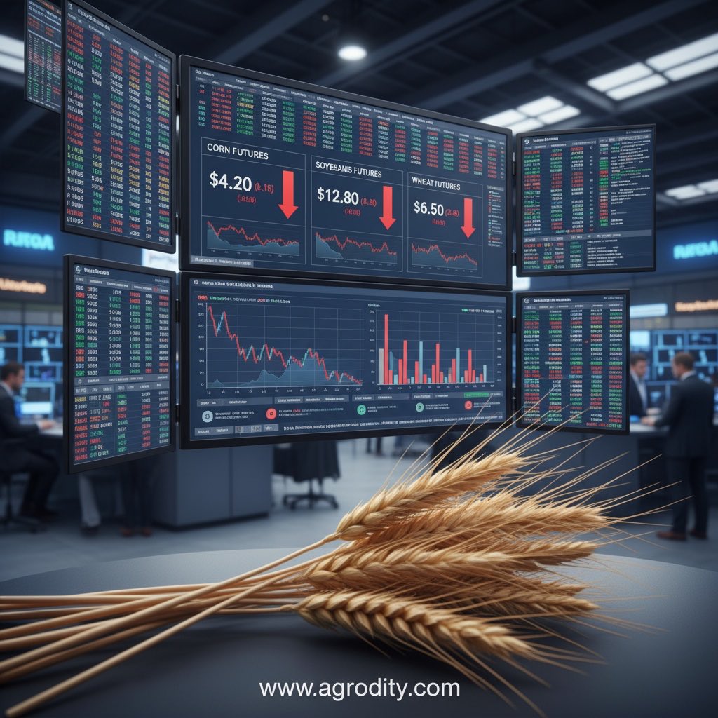 📉 GRAIN MARKETS | Oct 15

Bears in control as futures hover near multi-week lows:
• Corn: -1¼¢ (6-week low);
• Soybeans: -3½¢ (2-week low);
• Wheat: -2½¢ (5-year low).

🚨 Trump threatens to halt cooking oil imports from China—retaliation for refusing U.S. soybeans!

🇨🇳 China