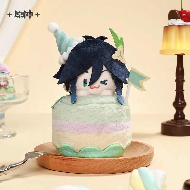 MianBaiYingHua's tweet photo. 【原神おすすめ商品✨】
「ファンタジックジャーニー・パーティー」シリーズ香り付きぬいぐるみチャームの予約受付中！
ケーキ姿のキャラ達かわいいですね！🍰
ぜひお見逃しなく！
https://t.co/qidBHJOa7V

#原神 #Genshin #面白グッズ https://t.co/svbZo5NTLn