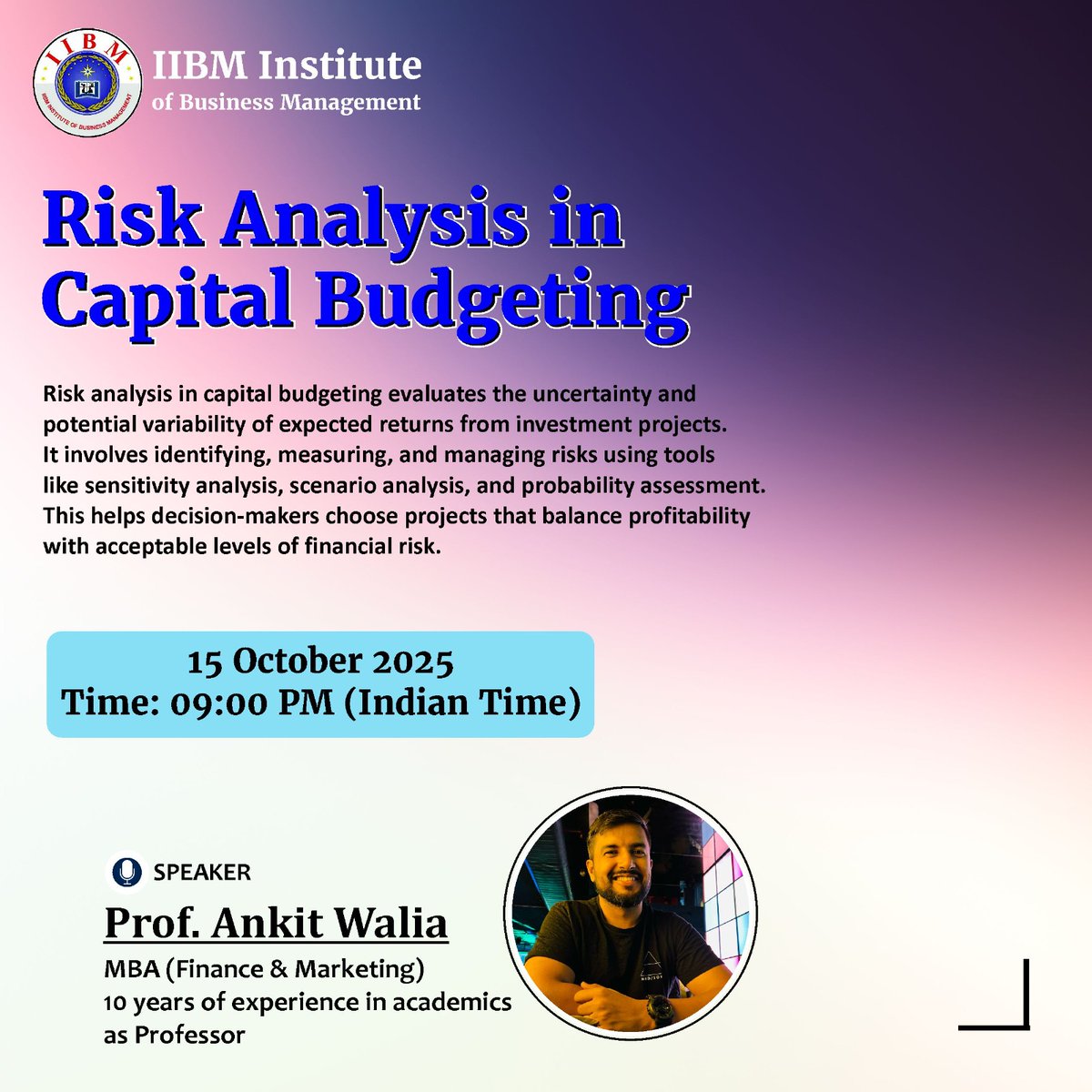 IIBM Institute of Business Management tweet media