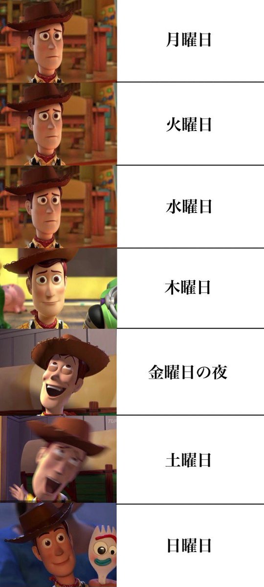 大体こんな感じで一週間生きてる