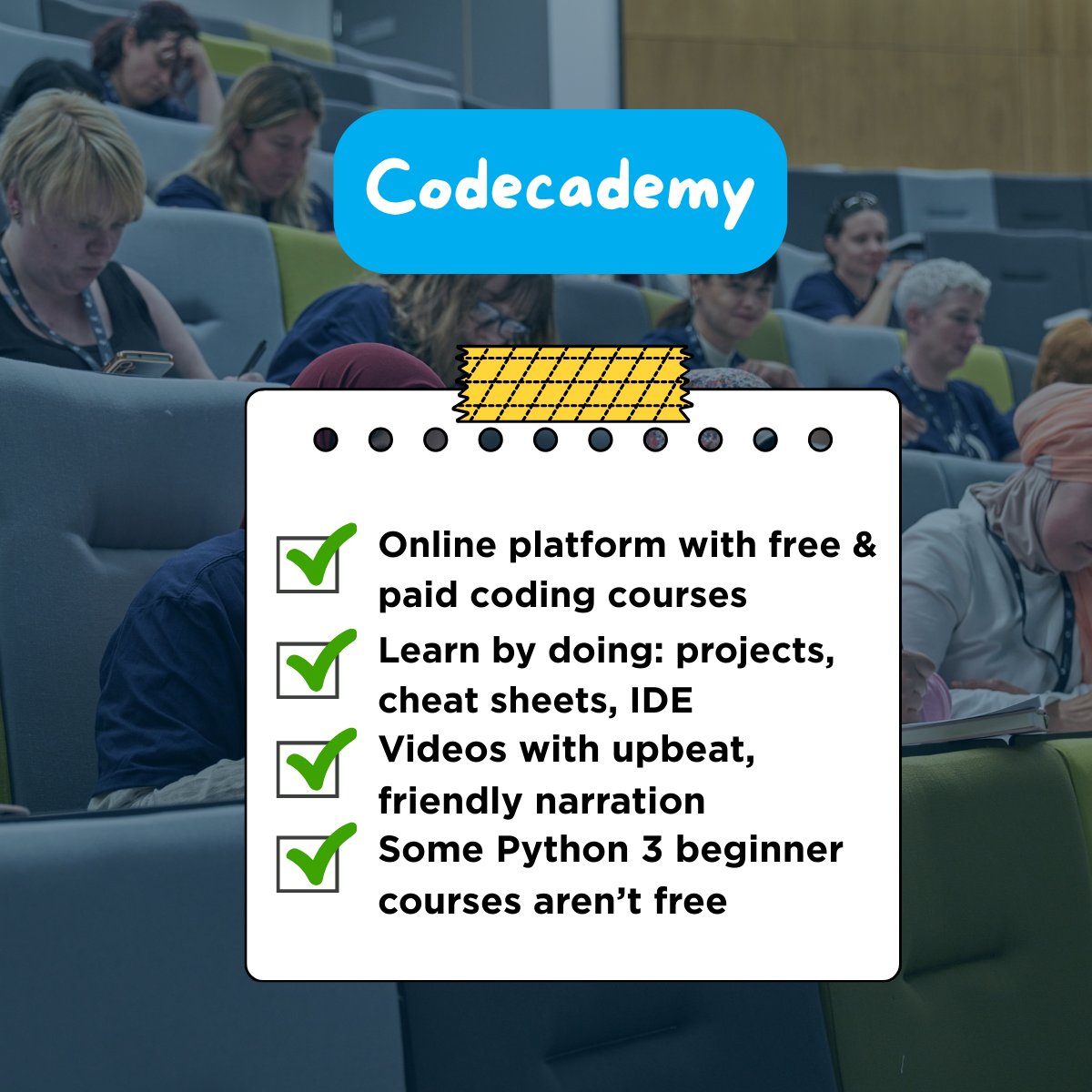 TechUPWomen's tweet image. Thinking about building apps or websites but feeling stuck on step one? 😰
Dr Paula Beer shares the best free resources to get you started from interactive platforms to full-stack developer pathways.
Check out the full blog: techup.ac.uk/news-and-event…
#TechSkills #TechBlog