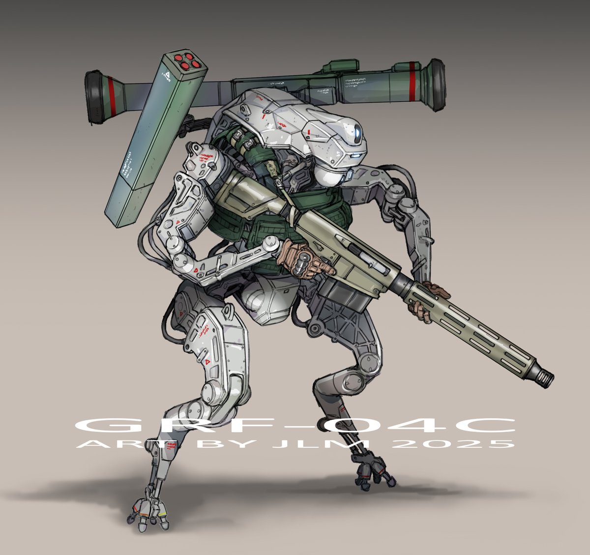 好久沒有畫一畫自己的東西了 

太久沒做機設 都生鏽了