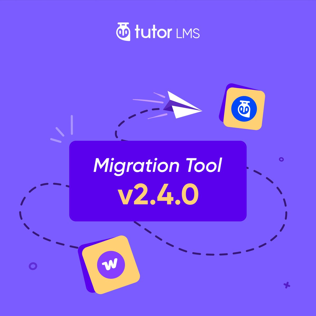 tutorlms's tweet image. 𝐓𝐮𝐭𝐨𝐫 𝐋𝐌𝐒 𝐌𝐢𝐠𝐫𝐚𝐭𝐢𝐨𝐧 𝐓𝐨𝐨𝐥 𝐯𝟐.𝟒.𝟎 𝐢𝐬 𝐑𝐞𝐥𝐞𝐚𝐬𝐞𝐝! 🎉
With this powerhouse update, you can seamlessly transfer your WooCommerce data to Tutor LMS Native eCommerce—no stress, no data loss, just pure efficiency.
𝐖𝐡𝐚𝐭’𝐬 𝐍𝐞𝐰 𝐢𝐧 𝐓𝐮𝐭𝐨𝐫…