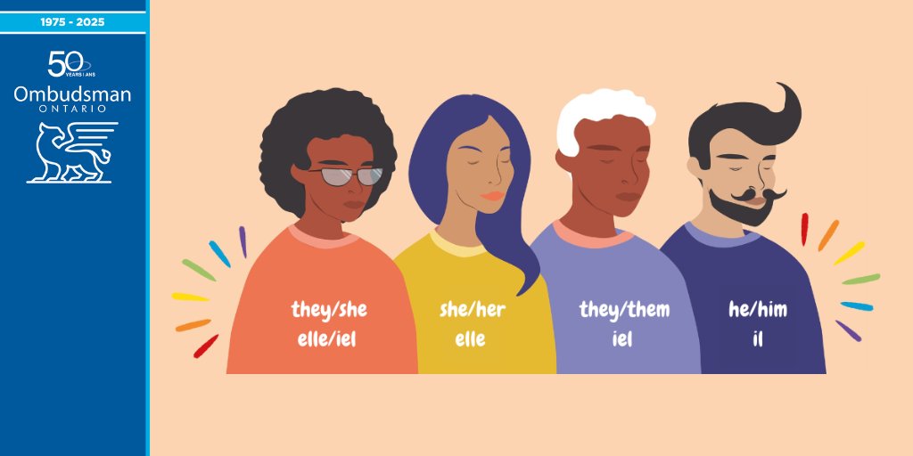 C'est la Journée internationale des pronoms! Se référer aux pronoms qu'une personne détermine elle-même est crucial pour aider à créer un environnement sûr et inclusif pour tout le monde. Les pronoms comptent. #JournéeDesPronoms