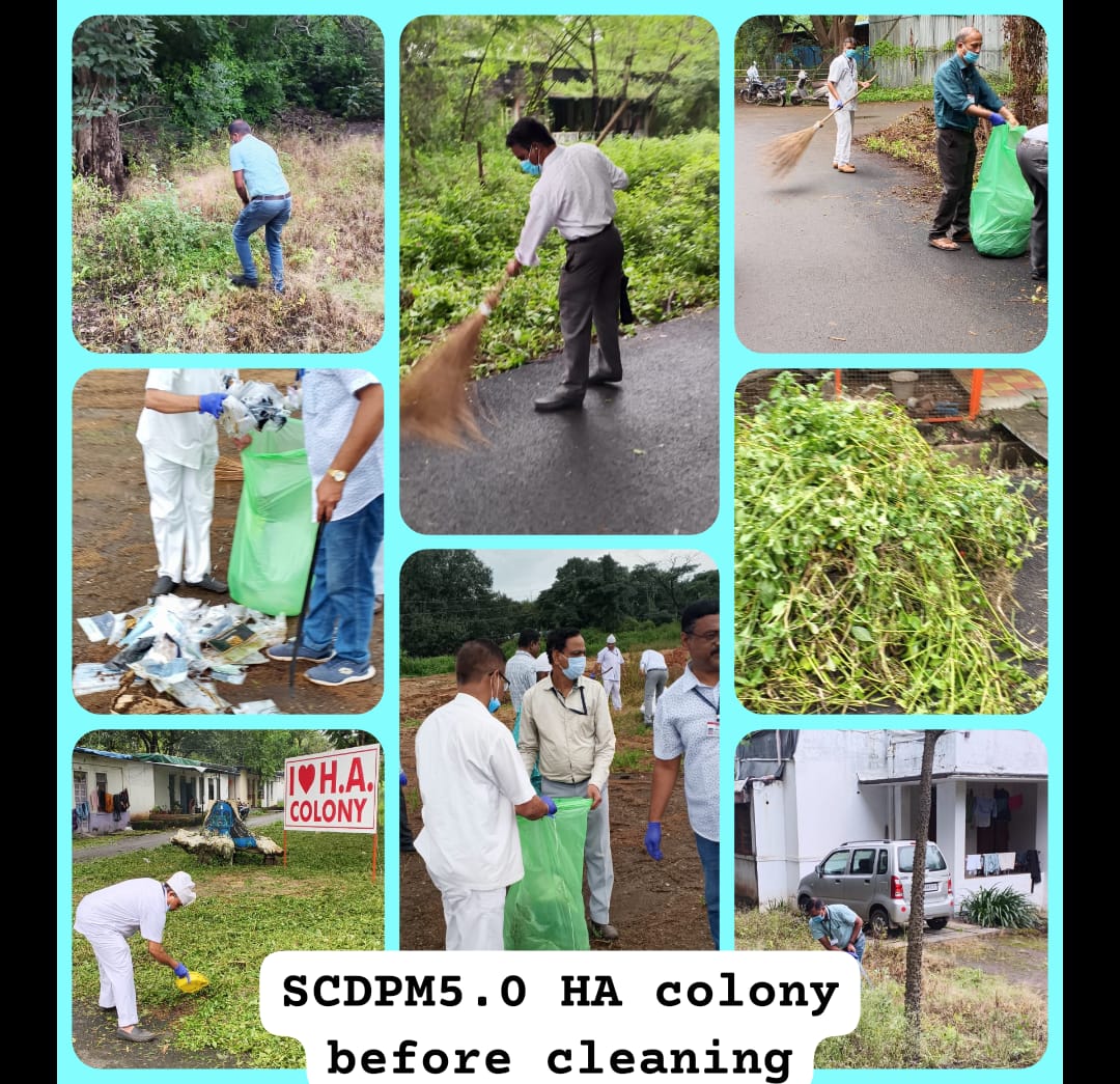 As a part of SCDPM 5.0-2025, cleanliness activities were carried out by the staff of Manufacturing Department of HAL at H.A Colony area on 13.10.2025 &amp; PCMC underground road on 15.10.2025@DeptofPharmaceuticals