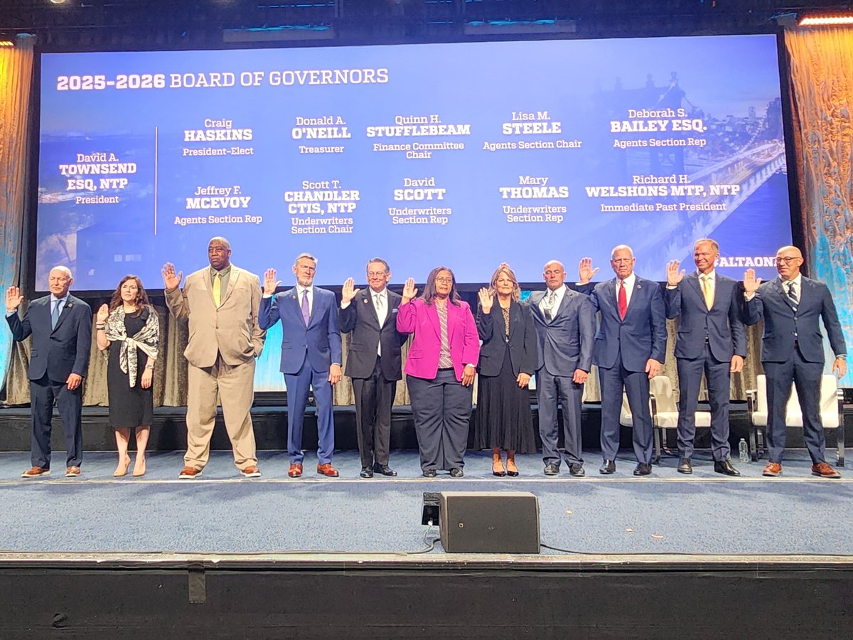 ALTAonline's tweet photo. Congrats to the 2025-2026 ALTA Board of Governors inducted last week during #ALTAONE!
More on ALTA President David A. Townsend Esq., NTP and the full slate of board governors can be found here: https://t.co/Hy0NcafrjW
#realestate #insurance cc: @davetownsendesq @craighaskins https://t.co/6eE0UZP9QU