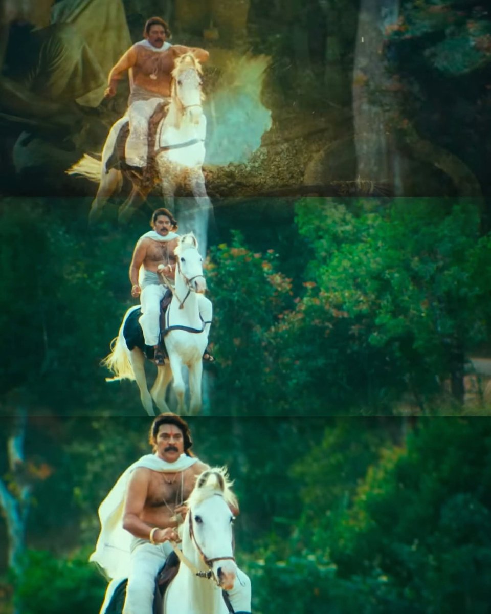 MegastarUpdatez's tweet image. ഇളയരാജയുടെ മ്യൂസിക്കിൽ ഒ. എൻ. വി- കുറുപ്പിന്റെ വരികളിൽ യേശുദാസിന്റെ ശബ്ദത്തിൽ ഹരിഹരൻ വയ്ക്കുന്ന ഫ്രെയിം, 🎞️

ഫ്രെയിമിൽ &quot;മമ്മൂട്ടി&quot; 🔥

വരികൾ  

&quot;സൂര്യതേജസ്സാര്‍ന്നവര്‍ തന്‍ ജീവനാളംപോല്‍
നൂറു മലര്‍വാകകളില്‍ ജ്വാലയുണർന്നൂ&quot;

&quot;രാജകീയം&quot; എന്ന വാക്കിന്റെ പീക്ക് വേർഷൻ 🔥👑
#PazhassiRaja