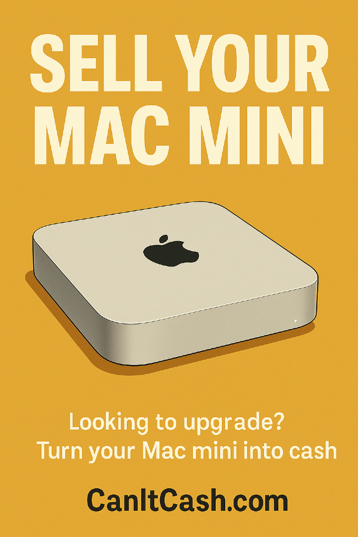 canitcash's tweet image. Upgrading your workstation? Sell your Mac Mini fast at CanItCash.com.
Get a free instant quote, 📦 free shipping, and 💸 24-hour payouts — simple, secure, and speedy.

#CanItCash #SellMacMini #SellElectronics #CashForTech