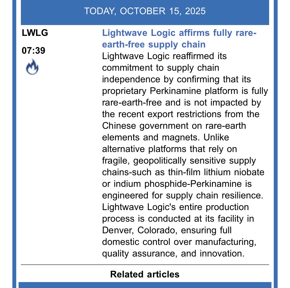 JFibonacciPHI's tweet image. $LWLG🔥🔥🔥