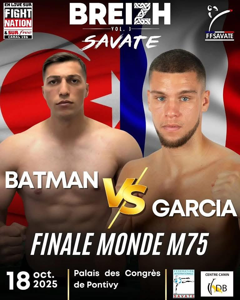 savatetr's tweet photo. 2-6 Haziran 2025 yılında Plovdiv Bulgaristan’da yapılan savate Combat dünya Şampiyonasında 75 kg final hakkı Elde Eden Finalist Sporcumuz Sn Yunus Emre Batman 18 Ekim 2025  tarihinde Pontivy Paris’te Final Maçını Fransız rakibi Aiden Karsiya ile Yapacaktır kendsne Başarır Diliyrz https://t.co/CUuxL18tvk